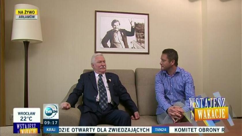 Lech Wałęsa o pobycie w pokoju 52