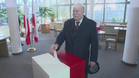 Lech Wałęsa oddał głos w wyborach samorządowych