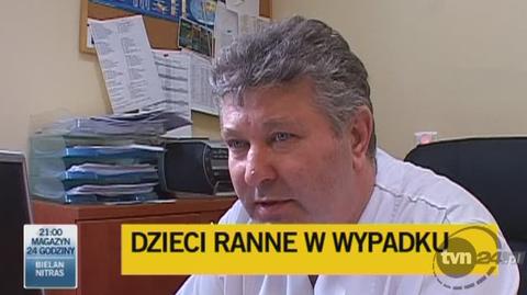 Lekarz o stanie rannych (TVN24)