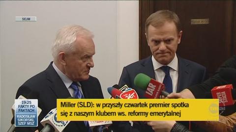 Leszek Miller po spotkaniu z premierem (TVN24)
