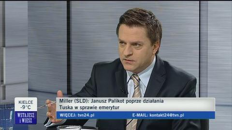 Leszek Miller w programie "Jeden na jeden"