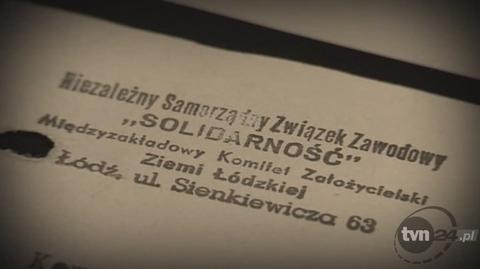 Longin Chlebowski był jednym z twórców Solidarności w Łodzi (TVN24)