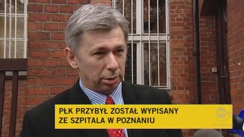 Maciej Błaszyk, naczelny lekarz szpitala w Poznaniu/TVN24