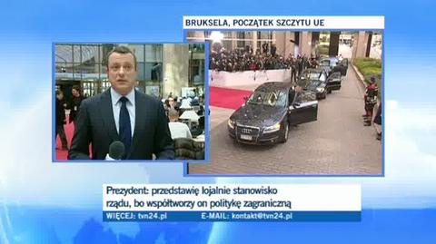 Maciej Knapik z Brukseli (TVN24)