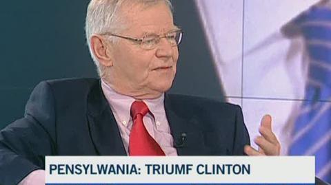 Maciej Wierzyński komentuje zwycięstwo Hillary Clinton w Pensylwanii