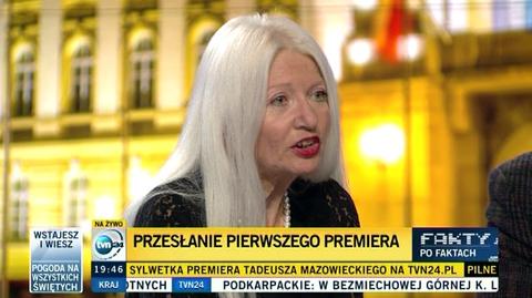 Małgorzata Niezabitowska była rzeczniczką w rządzie Tadeusza Mazowieckiego 