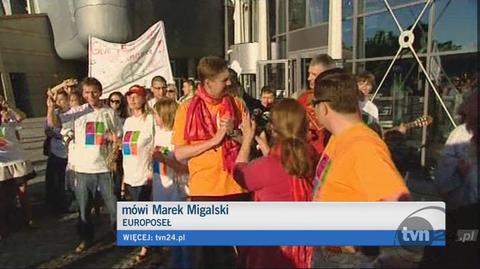 Marek Migalski o zawieszniu Elżbiety Jakubiak (TVN24)