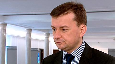 Mariusz Błaszczak nie wierzy PO (TVN24)