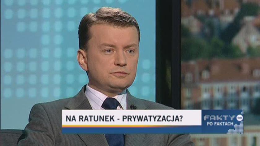 Mariusz Błaszczak (PiS) o prywatyzacji KGHM