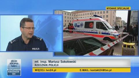 Mariusz Sokołowski zachęca do zgłaszania policji odbieranych gróźb (TVN24)