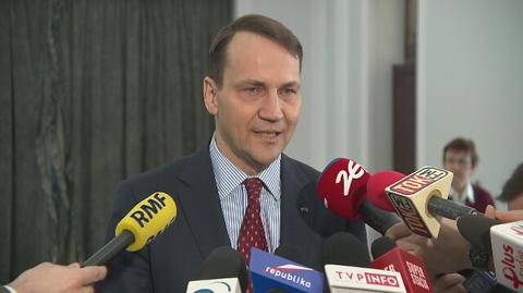 Marszałek Sejmu nie chciał odpowiadać na pytania dziennikarzy