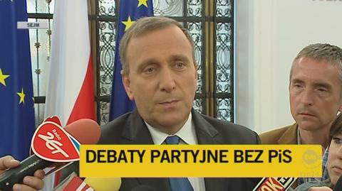 Marszałek Sejmu o debatach (TVN24)