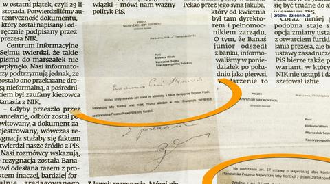Marszałek Sejmu zaprzecza, że otrzymała pismo z dymisją Mariana Banasia