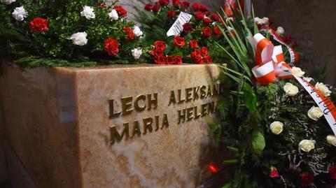 Marta Kaczyńska odwiedziła grób rodziców na Wawelu