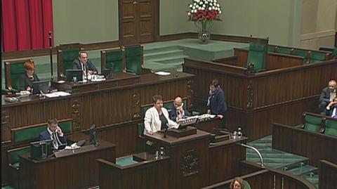 Marzena Wróbel powiedziała, że winę za podziały w Sejmie ponosi Tusk