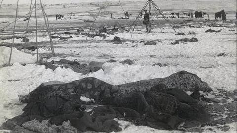 Masakra na Indianach nad Wounded Knee w 1890 