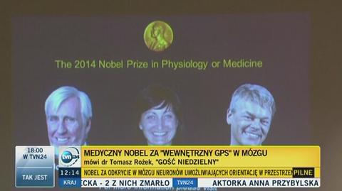 Medyczny Nobel za "wewnętrzny GPS" w mózgu