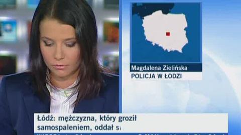 "Mężczyzna uklęknął i oddał się w ręce policji"