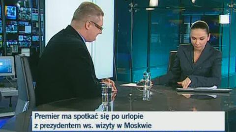Michał Kamiński: Premier miał prawo pojechać na urlop - prezydent poczeka