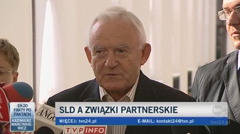 Miller o związkach partnerskich (TVN24)