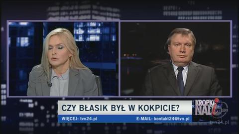 Miller tłumaczył skąd rozbieżności w raporcie i ekspertyzie przekazanej przez prokuratorów (TVN24)