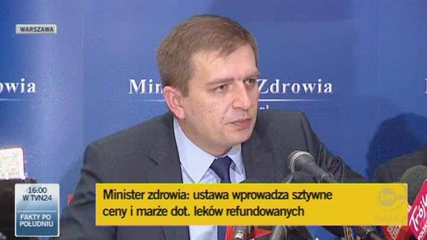 Minister Arłukowicz o lekach dla chorych na astmę (TVN24)