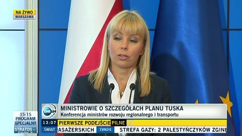 Minister Bieńkowska o pieniądzach z Unii dla Polski