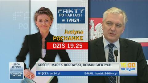 Minister Gowin o spotkaniu z politykami PiS ws. deregulacji (TVN24)