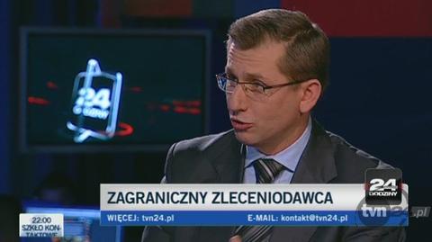 Minister Kwiatkowski chce ustalić zleceniodawców (TVN24)
