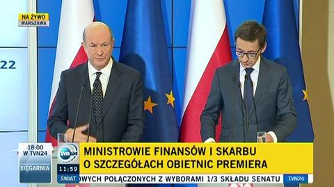 Minister Rostowski mówił, że efekty działań rzadu będą widoczne w kolejnych latach