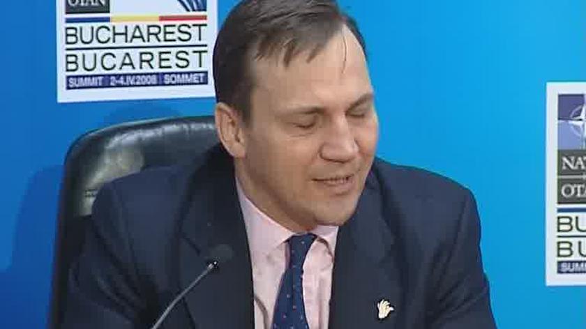 Minister Sikorski o tarczy antyrakietowej (TVN24)