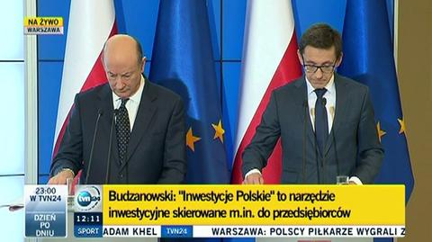 Minister skarbu prezentował szczegóły programu "Inwestycje Polskie"