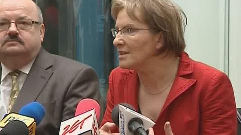 Minister zdrowia Ewa Kopacz o tragedii w Kartuzach