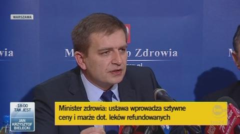 Minister zdrowia o lekach na schizofrenię(TVN24)