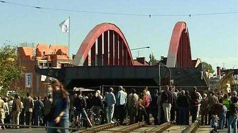 Most w Poznaniu dalej jedzie