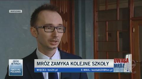 Mówi rzecznik MEN Grzegorz Żurawski (TVN24)