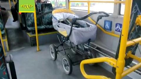 MPK pokazuje jak nie należy ustawiać wózka w autobusie