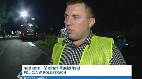 nadkom. Michał Radziński o okolicznościach wypadku (TVN24)