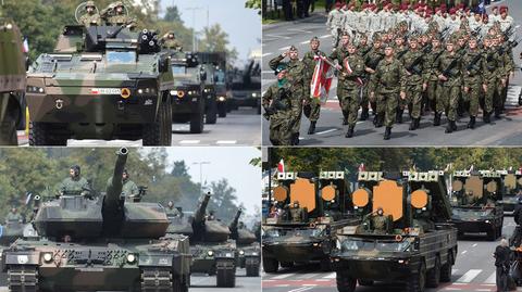 Największa od kilku lat defilada wojskowa na ulicach Warszawy
