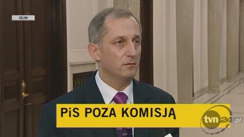 Neumann (PO) tłumaczy dlaczego wykluczyli posłów PiS (TVN24)