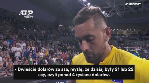Nick Kyrgios ze łzami w oczach o wsparciu dla Australii