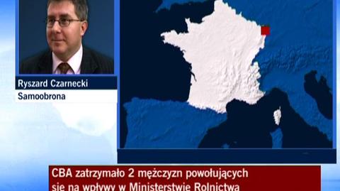 - Nie przeprowadzam zamachu stanu, chcę tylko, żeby Samoobrona została w koalicji - mówi Ryszard Czarnecki