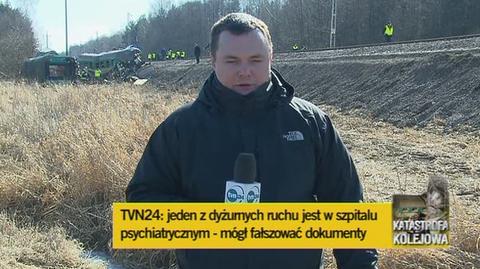 Nieoficjalnie: Dyżurny mógł fałszować dokumentację kolejową (TVN24)