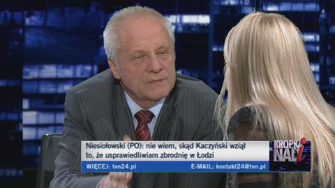 Niesiołowski: mogę pana Kaczyńskiego przeprosić