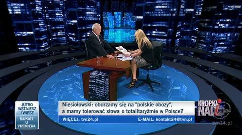  Niesiołowski odniósł się do tekstu ks. prof. Józefa Krukowskiego z KUL (TVN24)