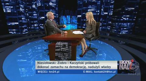 Niesiołowski: Trzeba wyeliminować tych szkodników (TVN24)