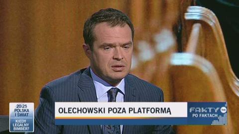Nowak: żałuję, że Olechowski odszedł