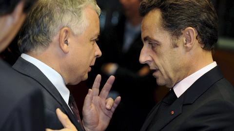 O czym Lech Kaczyński rozmawiał z Nicolasem Sarkozym?