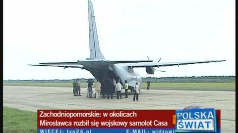 O katastrofie mówi Robert Gałązkowski z Pogotowia Lotniczego - wypowiedź z godz. 20.50