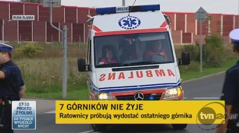 O konieczności samoratowania się mówi kierownik stacji ratownictwa, Jerzy Wilimski (TVN24)